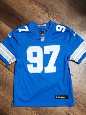 Detroit Lions Boys Aiden Hutchinson 97 Jersey Size M